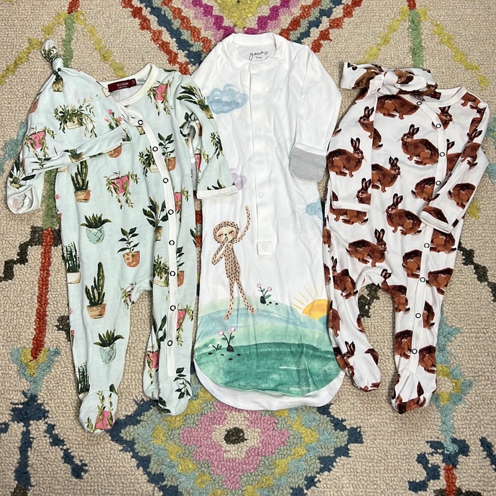 ***SOLD*** Baby Milkbarn and goumi pj bundle